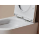 Унитаз подвесной Ceramicanova Тренд (Vogue) CN4008TMW цвет Белый матовый с сиденьем Микролифт