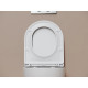 Унитаз подвесной Ceramicanova Тренд (Vogue) CN4008TMW цвет Белый матовый с сиденьем Микролифт