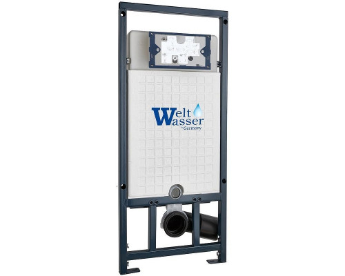 Унитаз с инсталляцией Ceramicanova Vogue CN4008T + WeltWasser WW Marberg 507 10000005949+10000005952 с сиденьем Микролифт с клавишей смыва Хром глянцевый