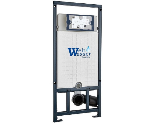 Унитаз с инсталляцией Ceramicanova Vogue CN4008T + WeltWasser WW Marberg 507 10000005949+10000005953 с сиденьем Микролифт с клавишей смыва Хром глянцевый