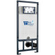 Унитаз с инсталляцией Ceramicanova Vogue CN4008T + WeltWasser WW Marberg 507 10000005949+10000005953 с сиденьем Микролифт с клавишей смыва Хром глянцевый