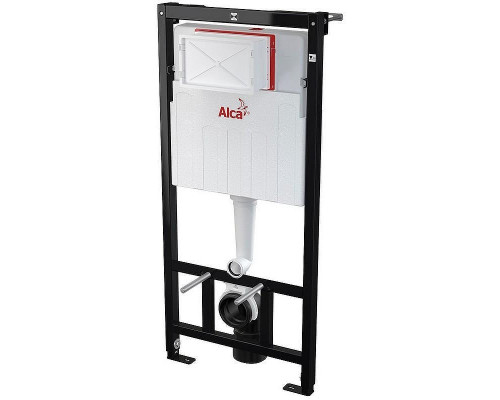 Унитаз с инсталляцией Ceramicanova Vogue CN4008T + Alcaplast Sadromodul AM101/1120-3:1 RU M71-0001 с сиденьем Микролифт и клавишей смыва Хром