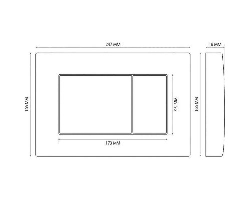 Комплект унитаза Ceramicanova Vogue CN4008T с инсталляцией Berges Atom 410 040332 с сиденьем Микролифт и Черной матовой клавишей смыва
