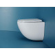 Комплект унитаза Ceramicanova Vogue CN4008T с инсталляцией Tece Now 9400414 с сиденьем Микролифт и Черной матовой клавишей смыва