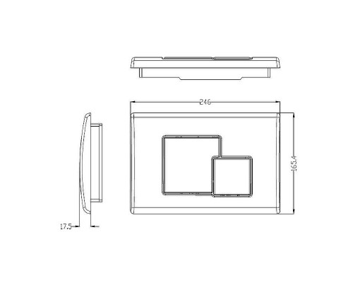 Комплект унитаза Ceramicanova Vogue CN4008T с сиденьем Микролифт и инсталляцией WeltWasser WW Marberg 507 10000005949+10000005953 с клавишей смыва Хром глянцевый