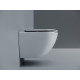 Унитаз подвесной Ceramicanova Альба (Alba) CN11005T цвет Белый с сиденьем Микролифт