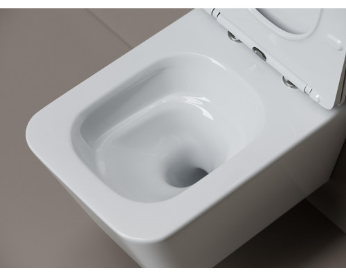 Унитаз подвесной Ceramicanova Миро (Miro) CN11003T цвет Белый с сиденьем Микролифт