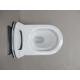Унитаз подвесной Ceramicanova Вихрь (Whirl) CN11007T цвет Белый с сиденьем Микролифт