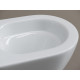 Унитаз подвесной Ceramicanova Вихрь (Whirl) CN11007T цвет Белый с сиденьем Микролифт