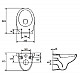 Приобрести Комплект унитаза Cersanit Delfi TPL S-MZ-DELFI-PL с инсталляцией Grohe Rapid SL 38772001 с сиденьем Микролифт и клавишей смыва Хром в магазине сантехники Santeh-Crystal.ru