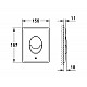 Купить Комплект унитаза Cersanit Delfi TPL S-MZ-DELFI-PL с инсталляцией Grohe Rapid SL 38721001 с сиденьем Микролифт и клавишей смыва Хром в магазине сантехники Santeh-Crystal.ru
