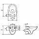 Купить Комплект унитаза Cersanit Delfi TPL S-MZ-DELFI-PL с инсталляцией Grohe Rapid SL 38721001 с сиденьем Микролифт и клавишей смыва Хром в магазине сантехники Santeh-Crystal.ru