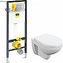 Комплект унитаза Cersanit Delfi TPL S-MZ-DELFI-PL с инсталляцией Viega Prevista Dry 8524.14 792596 с сиденьем Микролифт и клавишей смыва Хром Комплект унитаза Cersanit Delfi TPL S-MZ-DELFI-PL с инсталляцией Viega Prevista Dry 8524.14 792596 с сиденьем Микролифт и клавишей смыва Хром