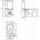 Заказать Унитаз компакт Cersanit Just 64073 (KO-JUS031-3/6-PL) с бачком и сиденьем Микролифт в магазине сантехники Santeh-Crystal.ru