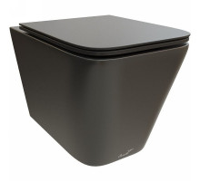 Унитаз Cerutti SPA Maiella Aria MB CT9163 подвесной Черный матовый с сиденьем Микролифт