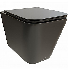 Унитаз Cerutti SPA Maiella Aria MB CT9163 подвесной Черный матовый с сиденьем Микролифт