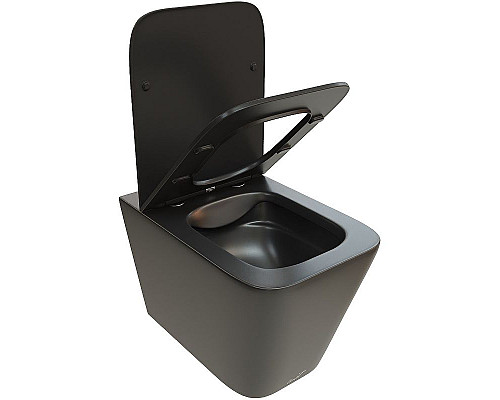 Santeh-Crystal.ru: Унитаз Cerutti SPA Maiella Aria MB CT9163 подвесной Черный матовый с сиденьем Микролифт Купить Унитаз Cerutti SPA Maiella Aria MB CT9163 подвесной Черный матовый с сиденьем Микролифт в магазине сантехники Santeh-Crystal.ru