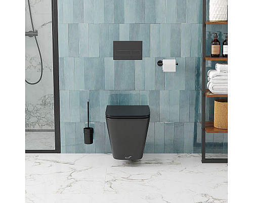 Santeh-Crystal.ru: Унитаз Cerutti SPA Maiella Aria MB CT9163 подвесной Черный матовый с сиденьем Микролифт Купить Унитаз Cerutti SPA Maiella Aria MB CT9163 подвесной Черный матовый с сиденьем Микролифт в магазине сантехники Santeh-Crystal.ru