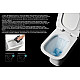 Купить Унитаз Cerutti SPA Maiella Aria MB CT9163 подвесной Черный матовый с сиденьем Микролифт в магазине сантехники Santeh-Crystal.ru