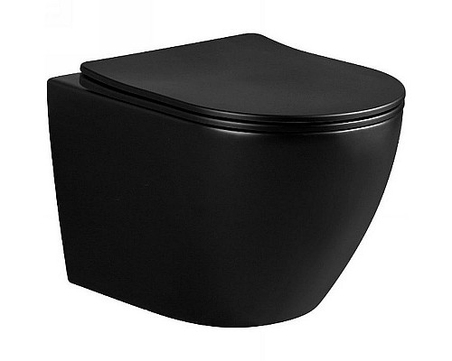 Santeh-Crystal.ru: Унитаз Cerutti SPA Ticino Aria MB CT8918 подвесной Черный матовый с сиденьем Микролифт Заказать Унитаз Cerutti SPA Ticino Aria MB CT8918 подвесной Черный матовый с сиденьем Микролифт в магазине сантехники Santeh-Crystal.ru