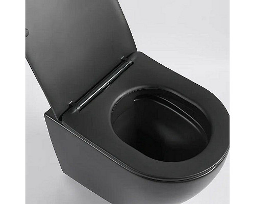 Santeh-Crystal.ru: Унитаз Cerutti SPA Ticino Aria MB CT8918 подвесной Черный матовый с сиденьем Микролифт Заказать Унитаз Cerutti SPA Ticino Aria MB CT8918 подвесной Черный матовый с сиденьем Микролифт в магазине сантехники Santeh-Crystal.ru