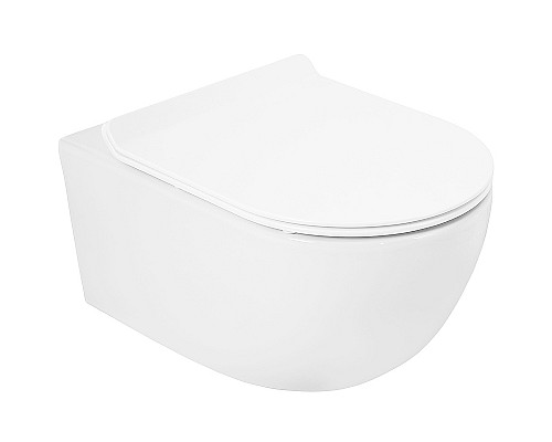 Унитаз Cezares Molveno CZR-2468-TH-R/CZR-2011-SC подвесной с сиденьем Микролифт