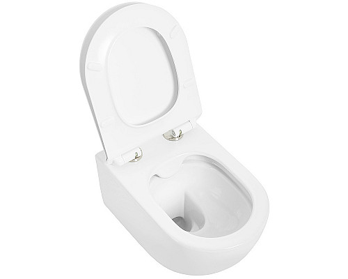 Унитаз Cezares Molveno CZR-2468-TH-R/CZR-2011-SC подвесной с сиденьем Микролифт