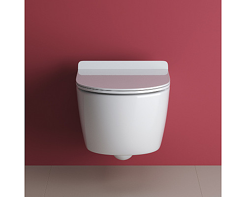 Унитаз Cezares Molveno CZR-2468-TH-R/CZR-2011-SC подвесной с сиденьем Микролифт