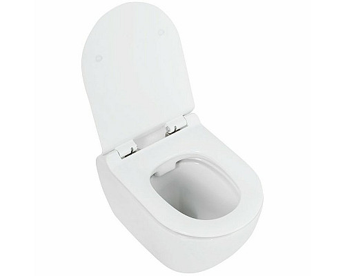 Унитаз Cezares Stylus CZR-513-TH-R/CZR-2011-SC подвесной с сиденьем Микролифт Унитаз Cezares Stylus CZR-513-TH-R/CZR-2011-SC подвесной с сиденьем Микролифт