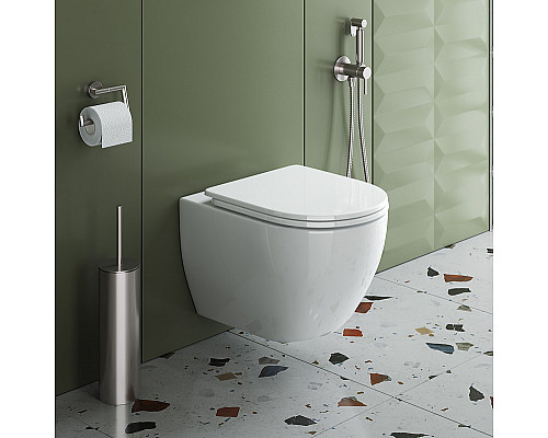 Унитаз Cezares Stylus-Tor CZR-6601-TH-TOR/CZR-2011-SC подвесной с сиденьем Микролифт Унитаз Cezares Stylus-Tor CZR-6601-TH-TOR/CZR-2011-SC подвесной с сиденьем Микролифт