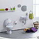 Купить Унитаз компакт Creavit Cocuk CK310-11CB00E-FF00+KC0802.01.1000E Белый с декором с сиденьем без бачка в магазине сантехники Santeh-Crystal.ru