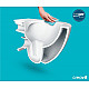 Купить Комплект унитаза Creavit Free FE322-11CB00E-0000+KC0103.03.0000E с сиденьем Микролифт и инсталляцией Alcaplast Sadroмodul AM101/1120-0001+M70 с Белой клавишей смыва в магазине сантехники Santeh-Crystal.ru