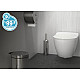 Купить Комплект унитаза Creavit Free FE322-11CB00E-0000+KC0103.03.0000E с сиденьем Микролифт и инсталляцией Alcaplast Sadroмodul AM101/1120-0001+M371 с клавишей смыва Хром в магазине сантехники Santeh-Crystal.ru