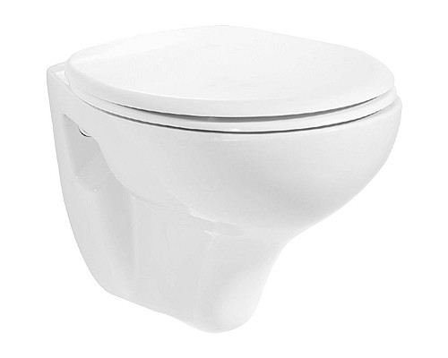 Купить Унитаз Creavit Perla TP320-11CB00E-0000 подвесной Белый без сиденья в магазине сантехники Santeh-Crystal.ru