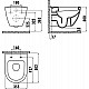 Заказать Комплект унитаза Creavit Terra TP325-11CB00E-0000+KC0103.03.0000E с сиденьем Микролифт и инсталляцией Alcaplast Sadroмodul AM101/1120-0001+M578 с Черной матовой клавишей смыва в магазине сантехники Santeh-Crystal.ru