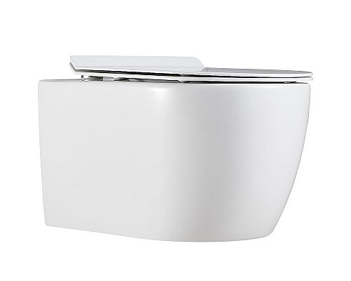 Приобрести Унитаз Creto Logan  L1 1001-001-L1W подвесной Белый с сиденьем Микролифт в магазине сантехники Santeh-Crystal.ru