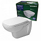 Заказать Унитаз Duravit D-Code 45700900A1 подвесной с сиденьем Микролифт в магазине сантехники Santeh-Crystal.ru