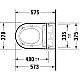 Купить Унитаз Duravit ME by Starck 2510092000 подвесной без сиденья в магазине сантехники Santeh-Crystal.ru