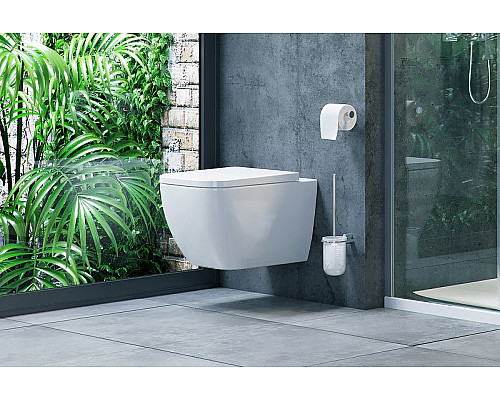 Santeh-Crystal.ru: Унитаз Excellent Ness CENL.3509.500.WH подвесной с сиденьем Микролифт Купить Унитаз Excellent Ness CENL.3509.500.WH подвесной с сиденьем Микролифт в магазине сантехники Santeh-Crystal.ru