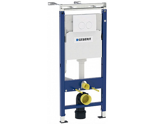 Купить Комплект унитаза Geberit Idol 458.122.2U.1 с инсталляцией Geberit Duofix с сиденьем Микролифт и клавишей смыва Альпийский белый в магазине сантехники Santeh-Crystal.ru