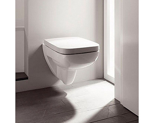 Купить Унитаз Geberit Renova Nr.1 Comprimo New 206145000 подвесной без сиденья Белый в магазине сантехники Santeh-Crystal.ru