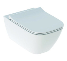 Унитаз Geberit Smyle Square 500.685.01.1 подвесной с сиденьем Микролифт