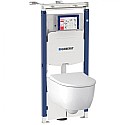 Комплект унитаза Geberit iCon 500.362.TC.I с инсталляцией Duofix с сиденьем Микролифт