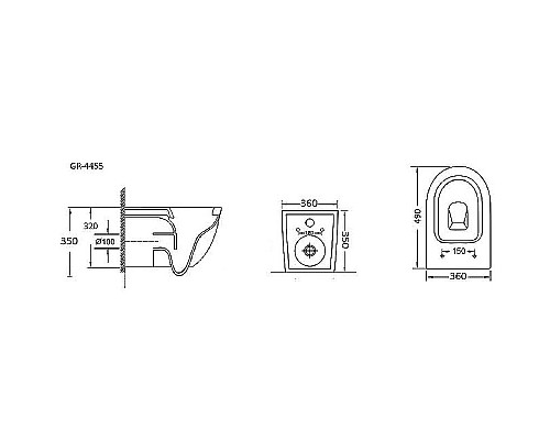 Приобрести Комплект унитаза Grossman GR-4455S с инсталляцией Grohe Rapid SL 38772001 с сиденьем Микролифт и клавишей смыва Хром в магазине сантехники Santeh-Crystal.ru