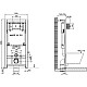 Купить Комплект унитаза Grossman GR-4455S с сиденьем Микролифт и инсталляцией Jacob Delafon E29025-NF+E4316-CP с клавишей смыва Хром в магазине сантехники Santeh-Crystal.ru