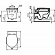 Приобрести Комплект унитаза с инсталляцией Ideal Standard W220101 с сиденьем Микролифт без клавиши смыва в магазине сантехники Santeh-Crystal.ru