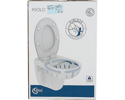 Santeh-Crystal.ru: Унитаз Ideal Standard Asolo R011301 подвесной с сиденьем Микролифт Заказать Унитаз Ideal Standard Asolo R011301 подвесной с сиденьем Микролифт в магазине сантехники Santeh-Crystal.ru