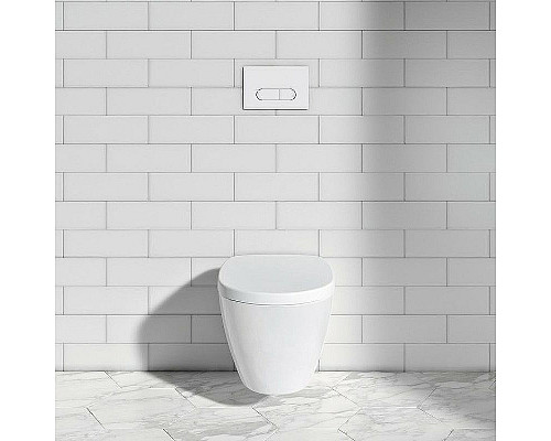 Купить Комплект унитаза с инсталляцией Ideal Standard Connect P211601 с сиденьем Микролифт и клавишей смыва Хром в магазине сантехники Santeh-Crystal.ru