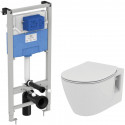Комплект унитаза с инсталляцией Ideal Standard Connect Prosys E8822301PC15 с сиденьем Микролифт без клавиши смыва