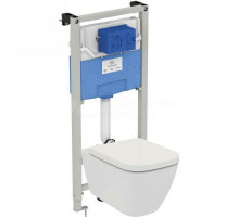Комплект унитаза с инсталляцией Ideal Standard I.Life B I001401 с сиденьем Микролифт